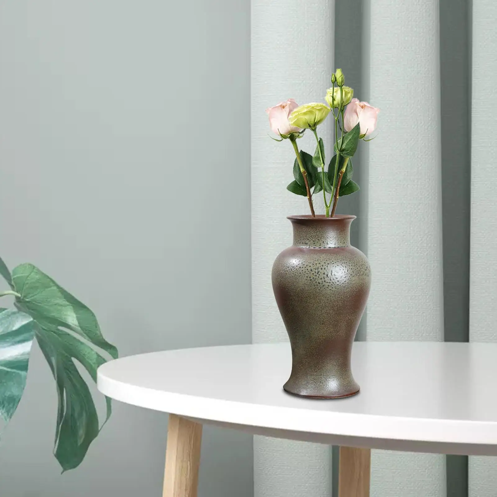 

Современный керамический цветочный орнамент, цветочный горшок, декоративная ваза, художественный декор для столовой, сада