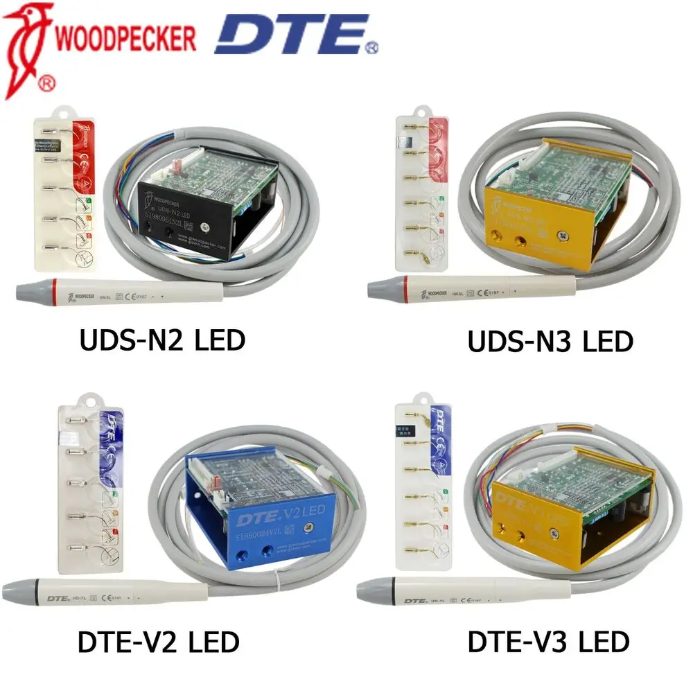 

Стоматологический Ультразвуковой скалер Woodpecker DTE, пьезо-светодиодный наконечник EMS / Satelec ACTEON