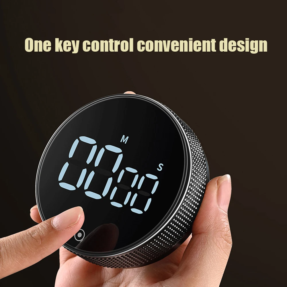 

Magnetic Digital Timer Manual Countdown Alarm Clock Mechanical Cooking Timer Cooking Shower Study Stopwatch Kitchen Gadget Sets