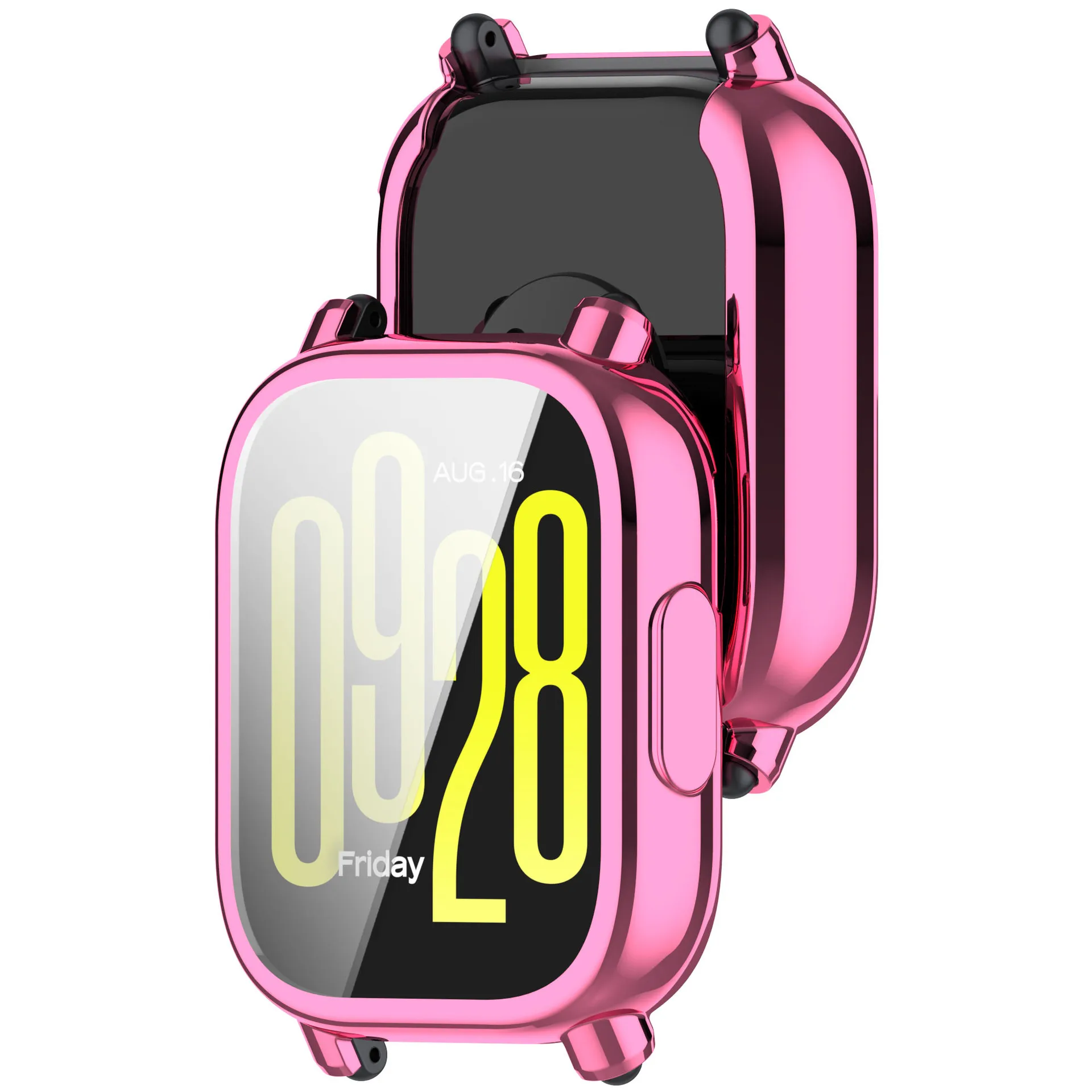 TPU Soft Shell Smartwatch Screen Protector Film Frame Case For Xiaomi Redmi Watch 5 Active / Lite Bumper Cover Smart Accessories