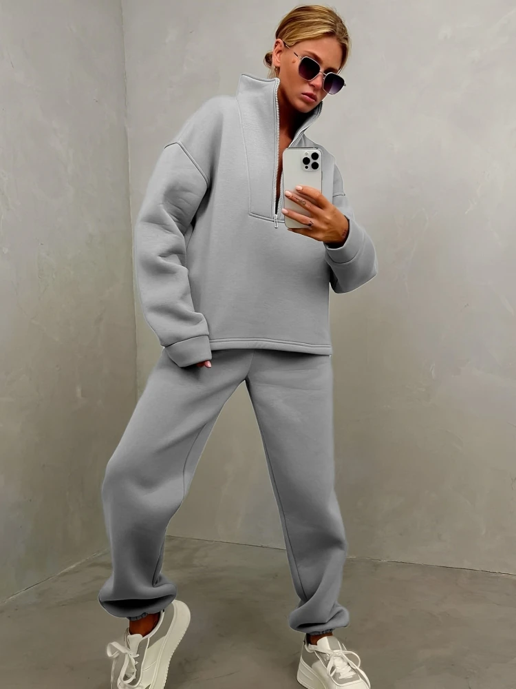 

Женский комплект из двух предметов, однотонный комплект из двух предметов с топом и брюками, весна-осень 2022