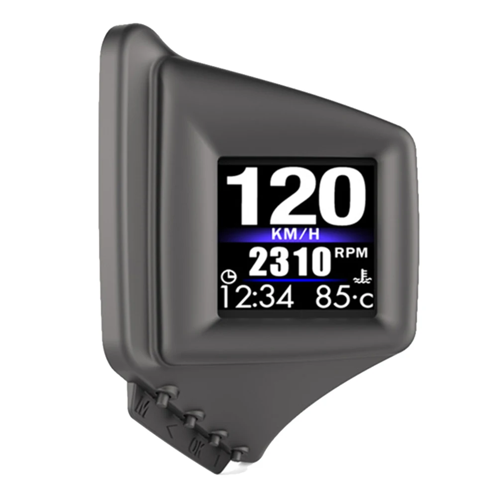 

Universal Car HUD Heads Up Display OBD GPS Dual Mode Multifunction Speed Clock Water Temperature Display