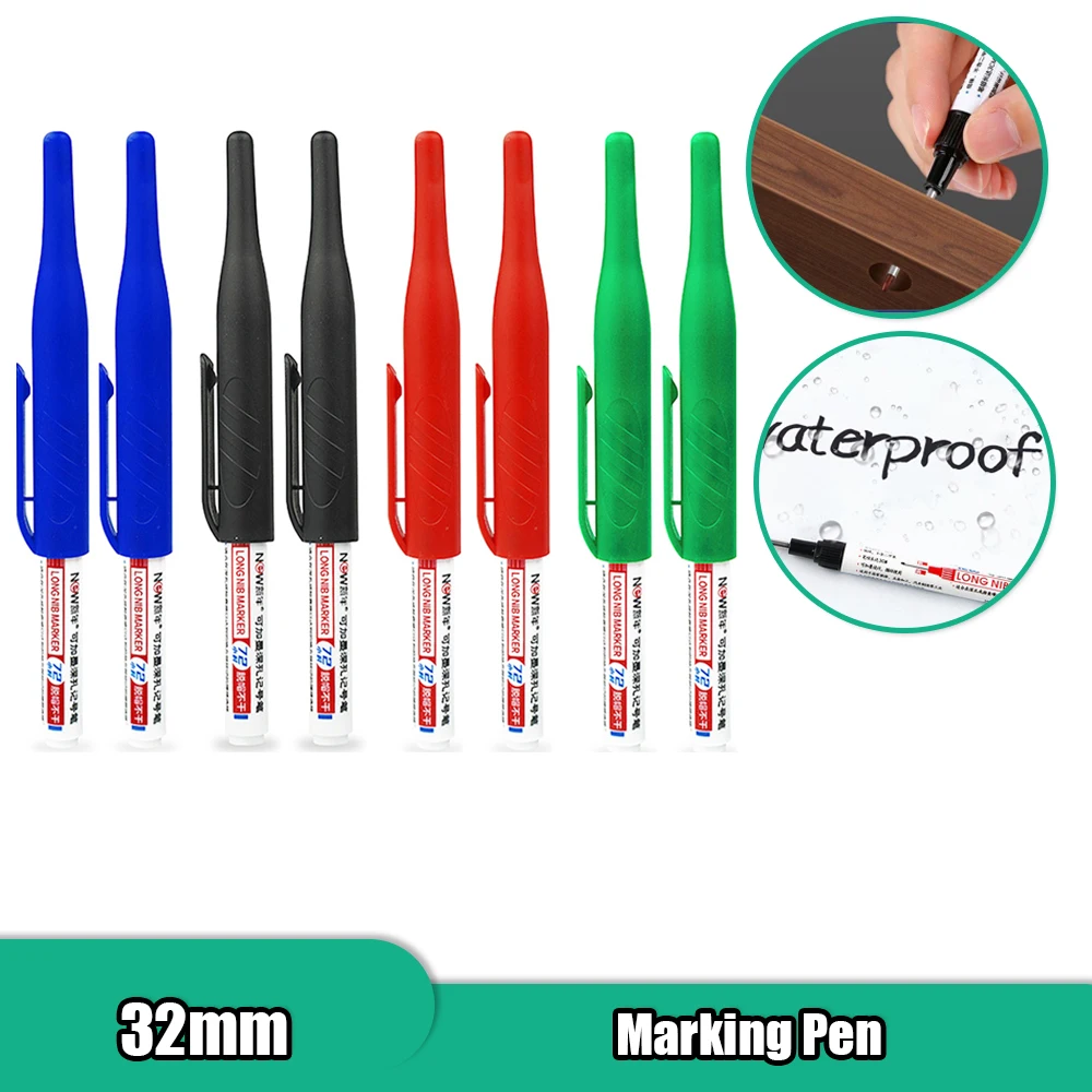 Водостойкая Маркировочная Ручка 32 Мм С Глубоким Отверстием И Длинным
