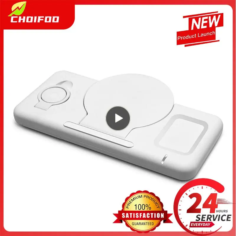 

1/2/3 шт. Беспроводная зарядная станция 3 в 1, быстрая Поддержка мобильных телефонов