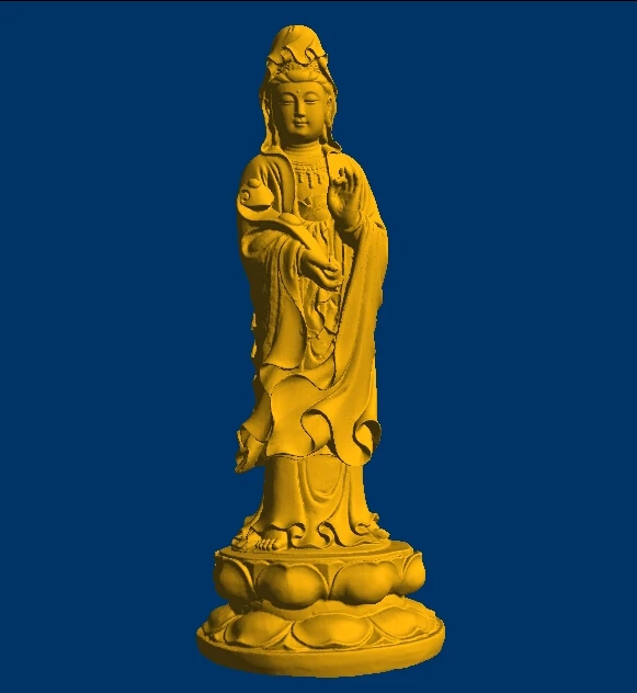 

3D Model relief for cnc in STL format Goddess Of Mercy_2