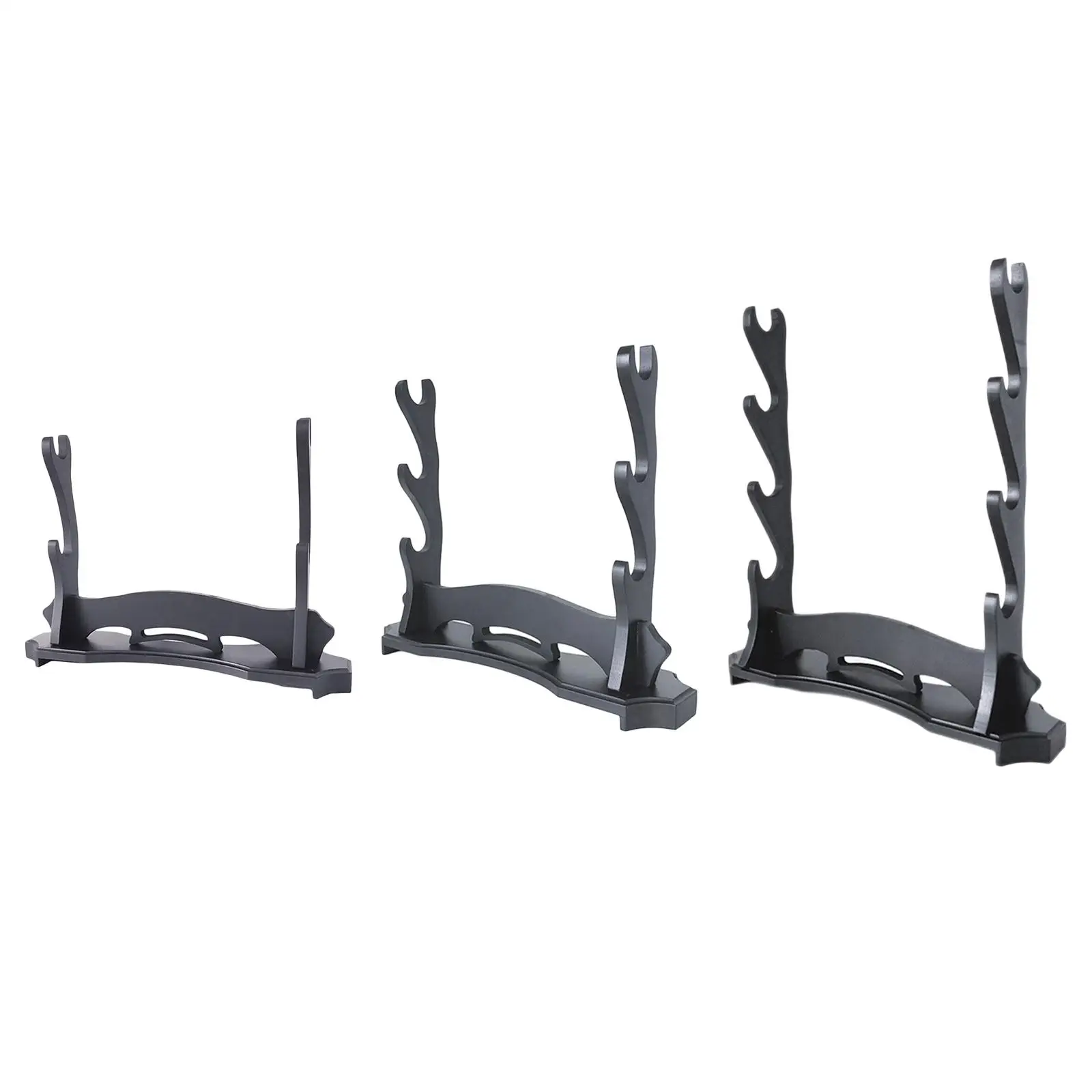 Японская подставка для меча самурайского типа для домашнего декора Katana Horizontal Home Decoration Support Rack Holder.