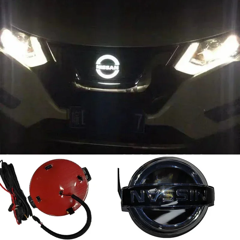 

4D Dynamic Streamer Car Led Logo Light Emblem for Qashqai Teana X Trail T32 Patrol TERRA Badge Sticker Auto Accessories