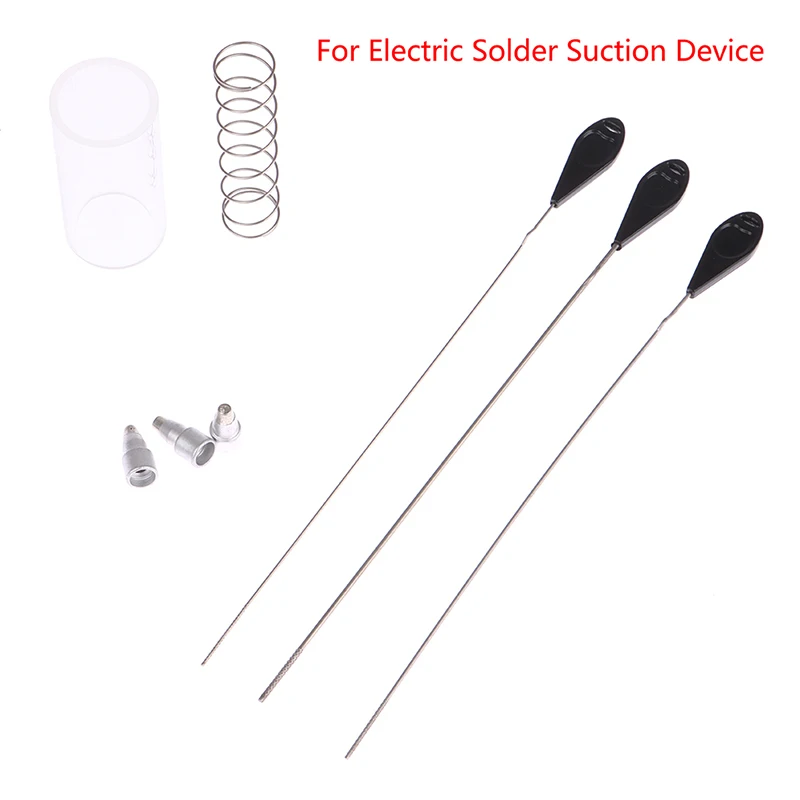 

Electric Desoldering Station Replace Accessories Filter Pipe Nozzle Needle Mat Spring Heating Core Glass Tube