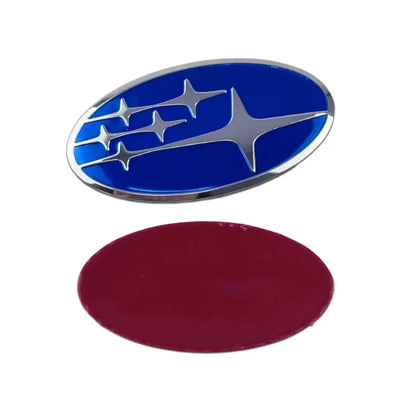 

58 мм сплав автомобильный руль эмблема центральный логотип наклейка для Subaru Forester Outback Legacy Impreza STI BRZ аксессуары