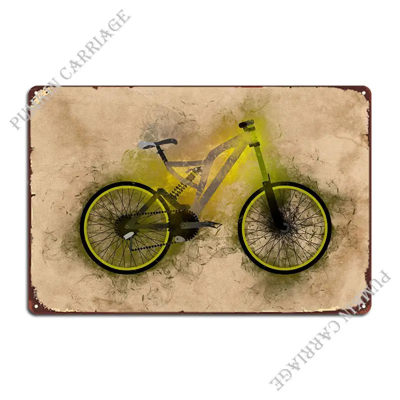 

Горный велосипед, дымовая металлическая фотография, Забавный дизайн кинотеатра, таблички для паба, жестяной знак, плакат