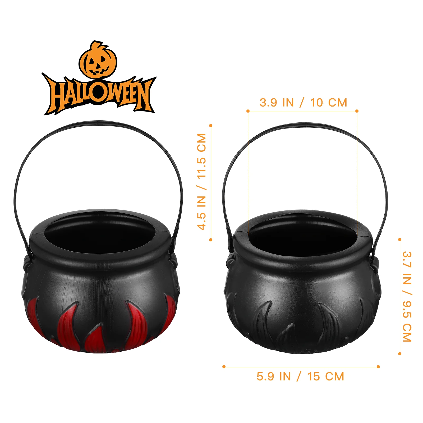 2 шт. банка ведьмы декор Хэллоуин корзина фонари детские игрушки Портативный