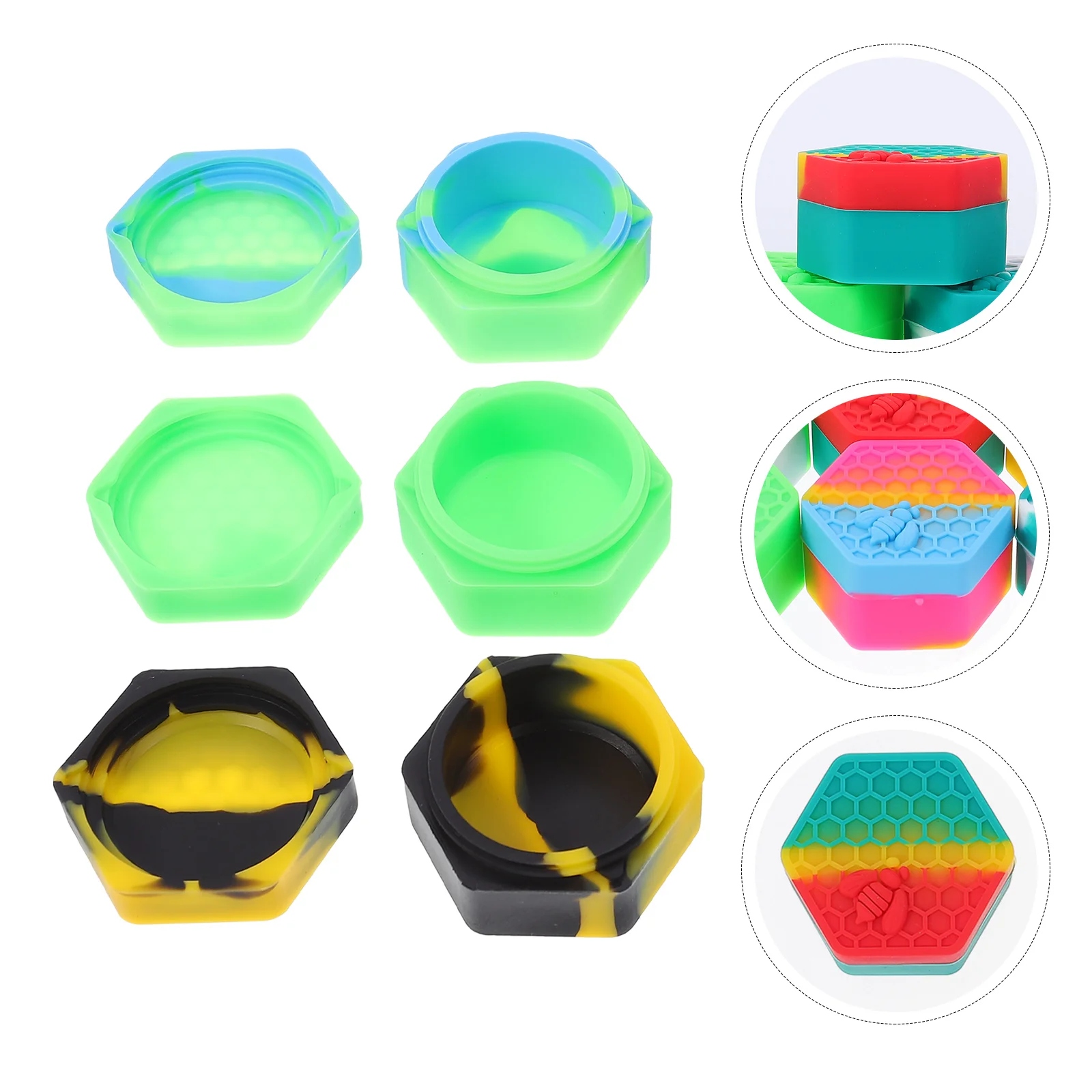

Mold Holder Jar Silicone Containers Wax Jewelry Jars Formaking Brush Planter Ashtray Soap Pot Cup Pen Candy Tealight