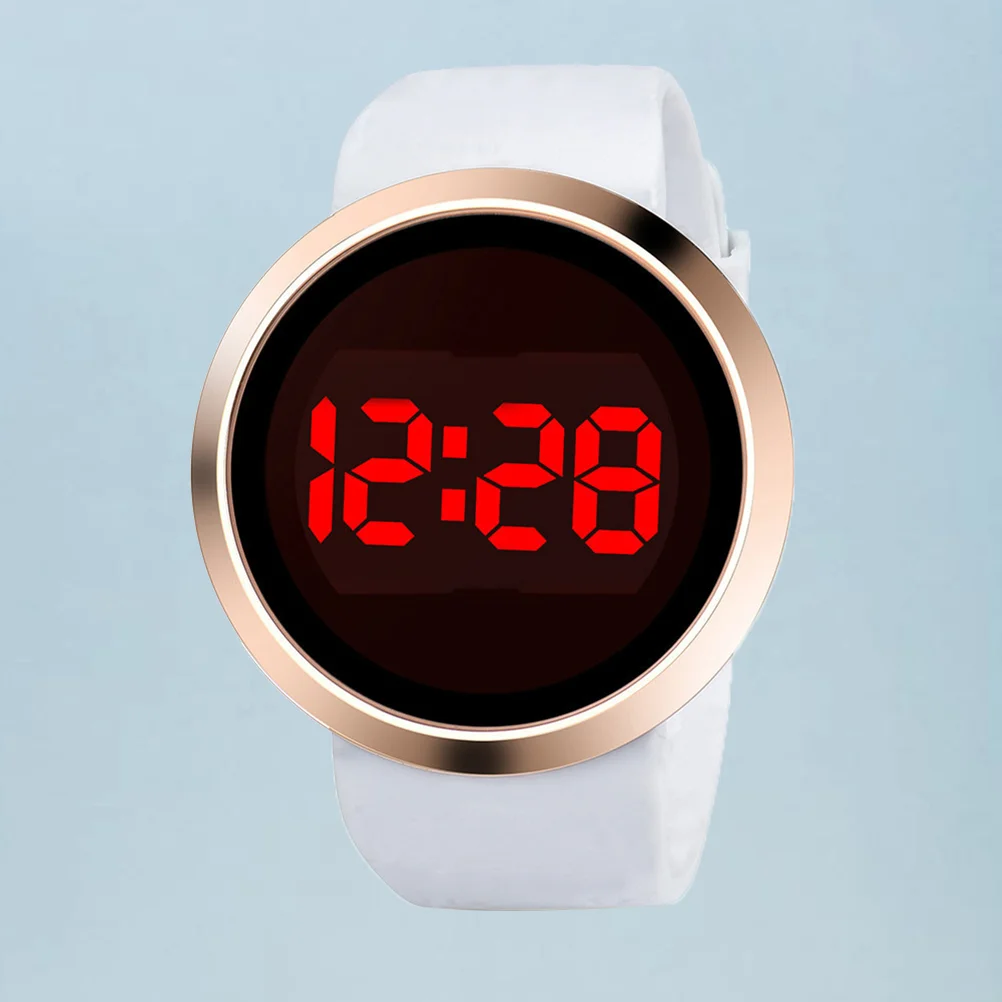 Мужские и женские браслеты из светодиодного сплава электронные часы модные