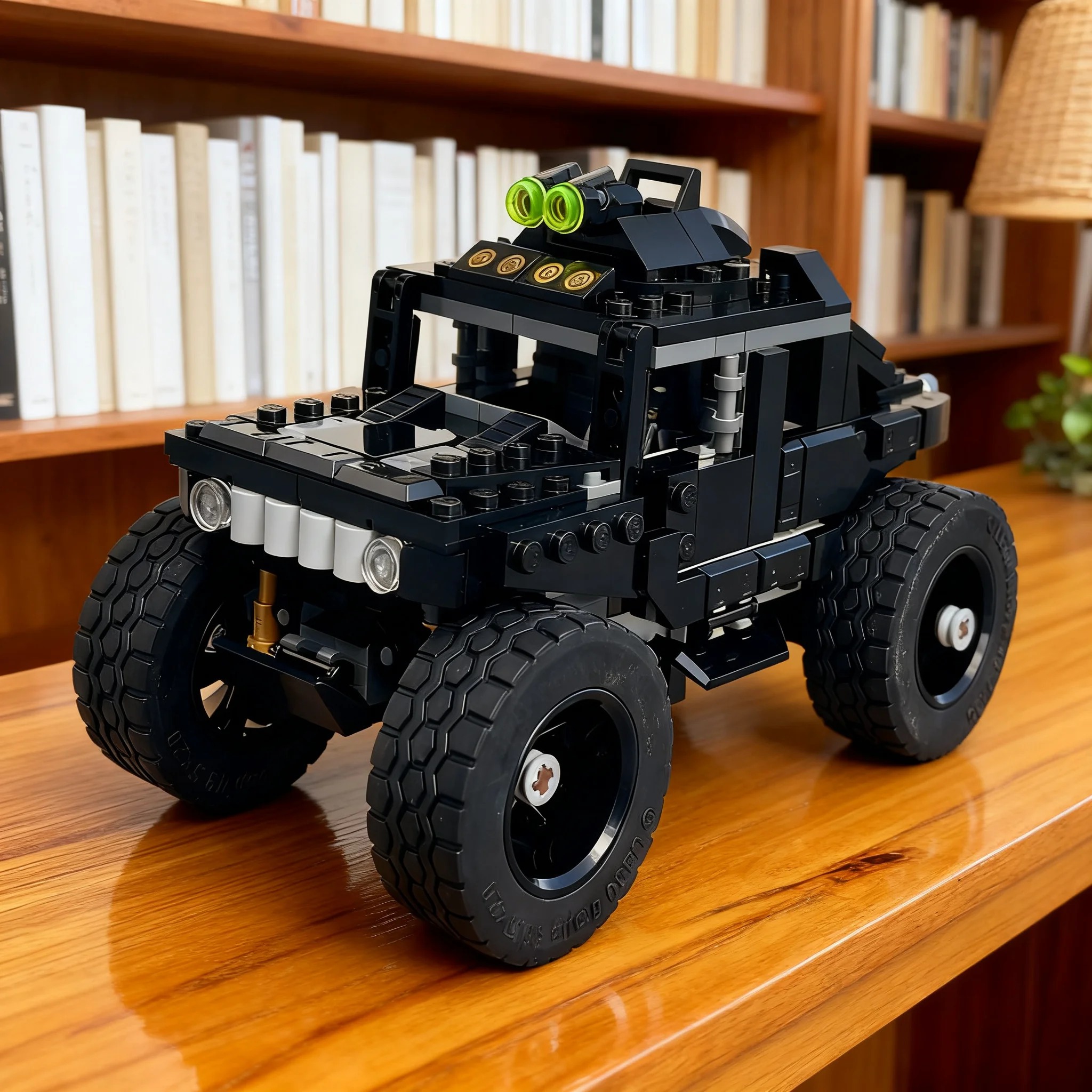 Фото 338 деталей MOC Hummered H1 Super Heroes DC Bat, модель из строительных блоков, рождественский подарок, конструктор, креативная игрушка для сборки своими руками на день рождения. №1