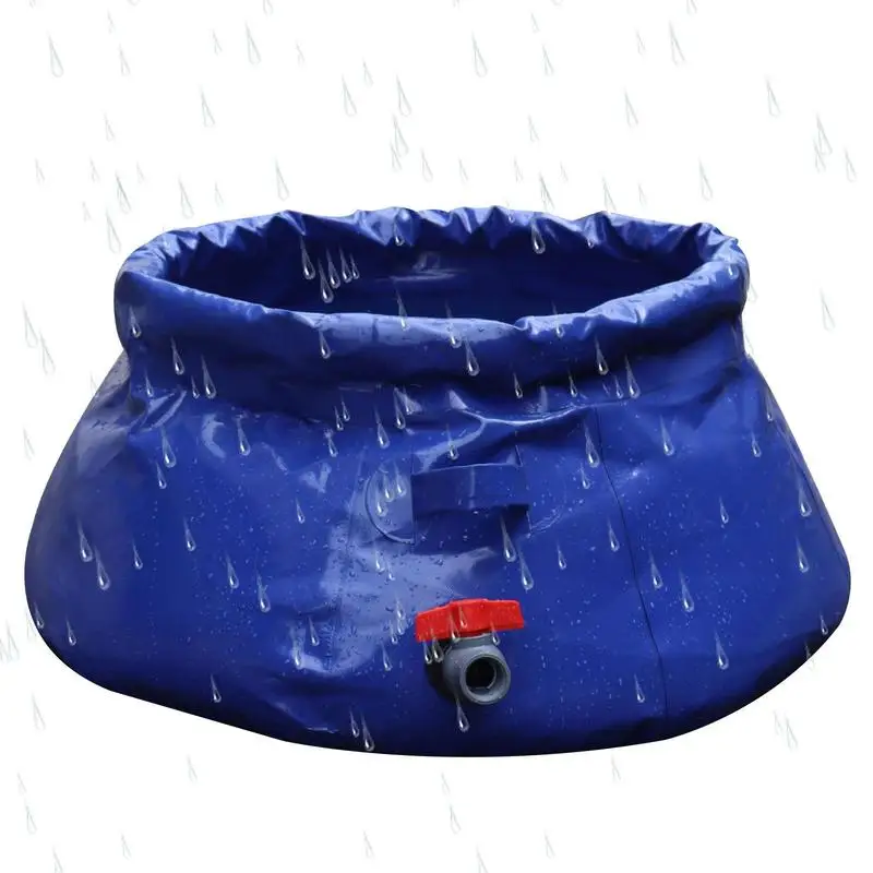 

Water Storage Containers Rainwater Foldable Tanks Multifunction Rainwater Storage Reusable Water Storage With Faucet For