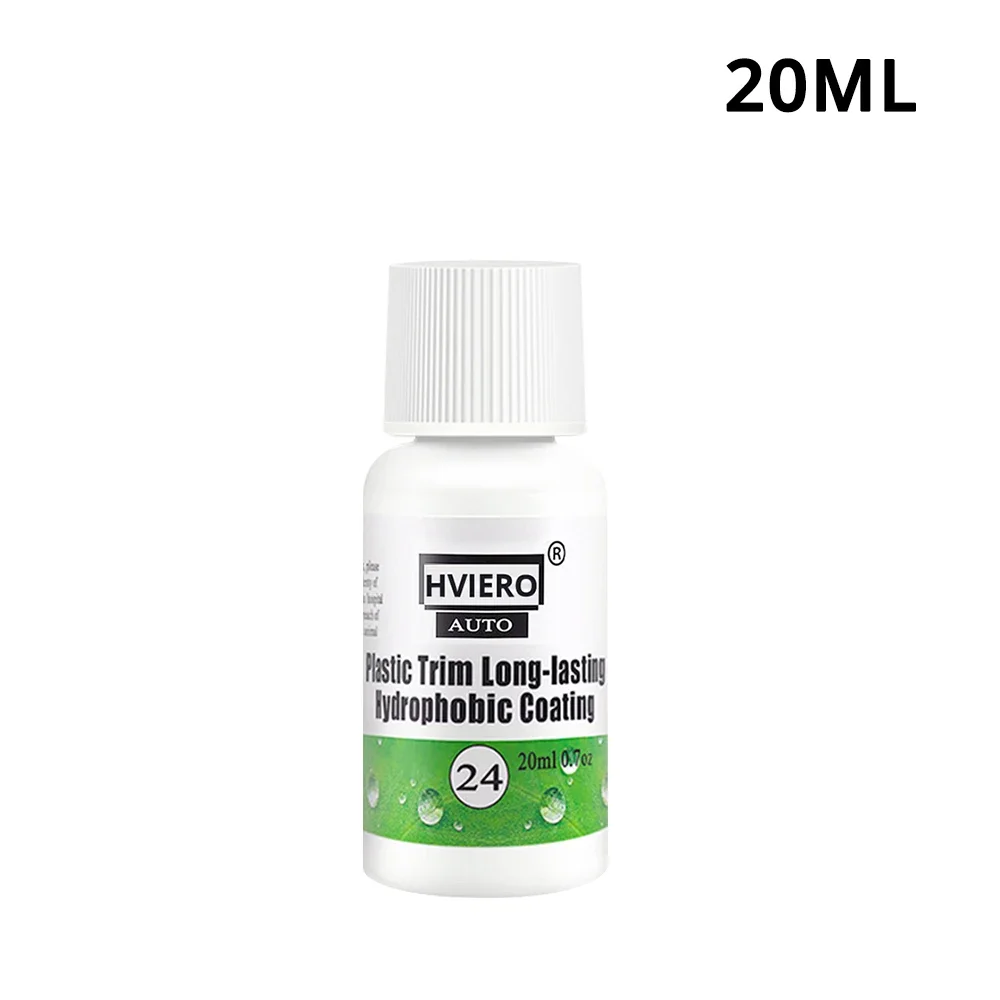 

20 мл автомобильное пластиковое покрытие, долговечное гидрофобное автомобильное внешнее чистое восстановление, старение, яркий ремонт, блестящие инструменты для ухода