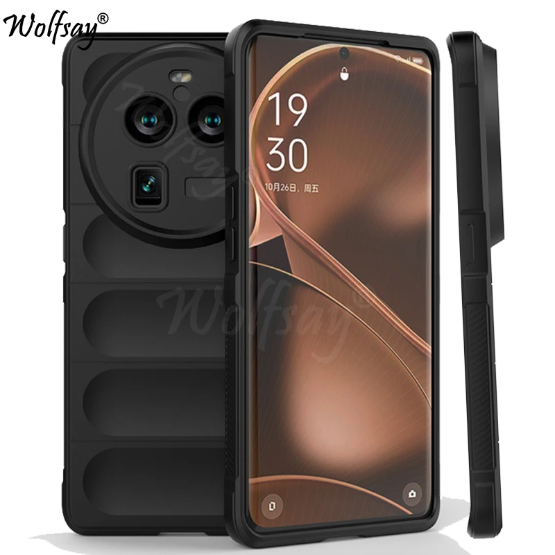 

Противоударный чехол для Oppo Find X6 Pro, противоскользящий силиконовый чехол с полным покрытием для Oppo Find X6 Pro, чехол для Oppo Find X6 Pro Чехол для телефона