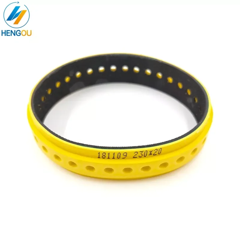 

NEW2023 3 pieces high quality quaM2.015.870 yellow suction belt for SM74 PM74 CD74 CD102 offset printing machine parts M2.015.87