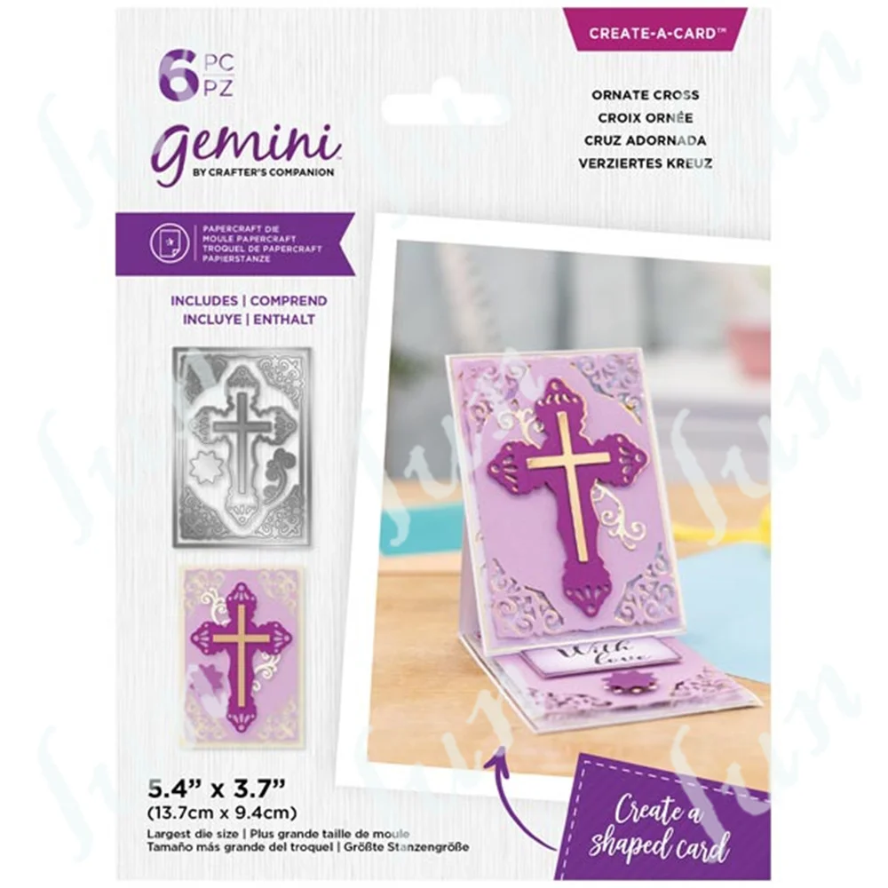 

Ornate Cross Metal Cutting Dies Handmade DIY 2022 New Paper Gift Greeting Card Scrapbooking Photo Album Craft Decoration Molds