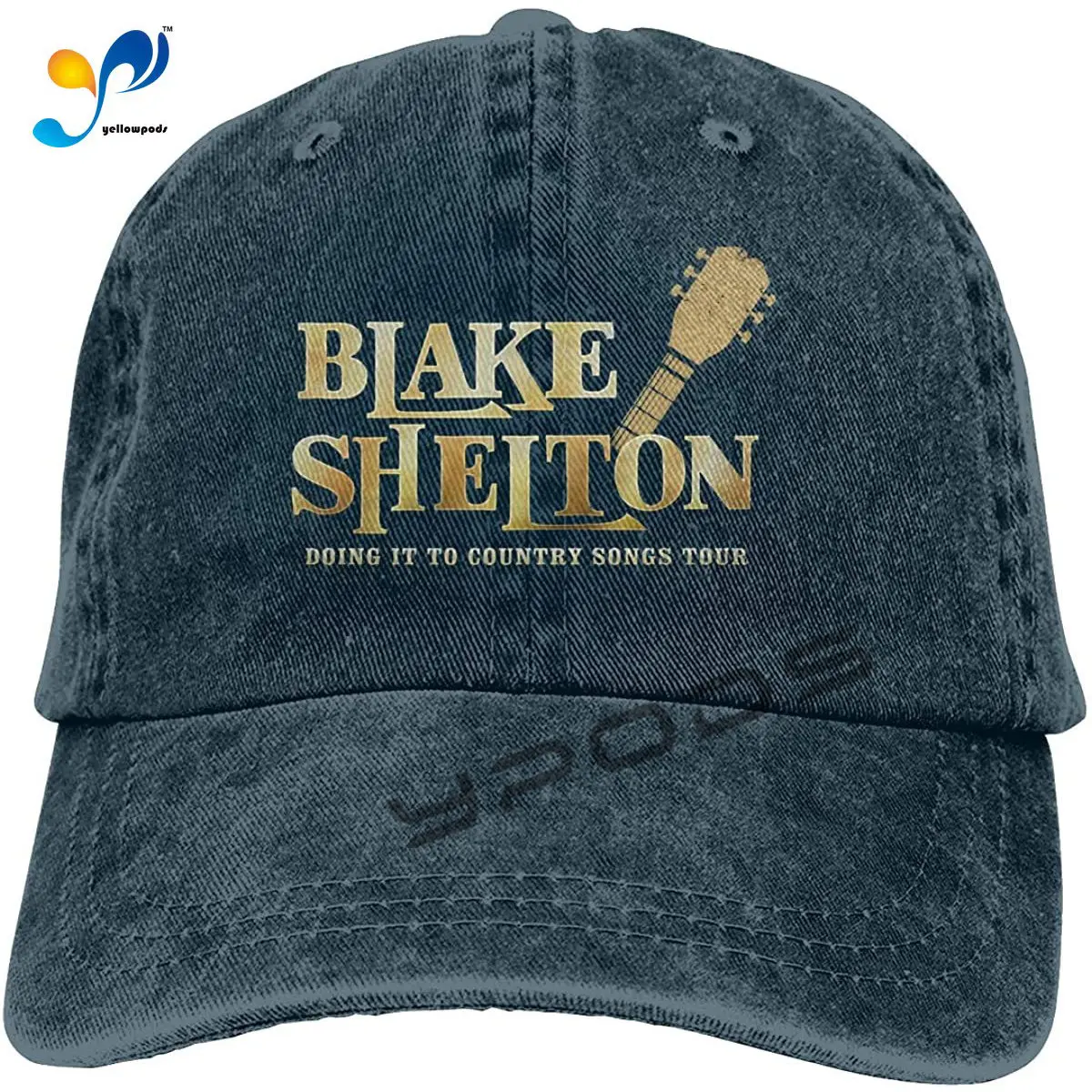 

Blake Shelton Hat Vintage Washed Denim Baseball Cap Adjustable Unisex Sombreros De Mujer Y De Hombre.
