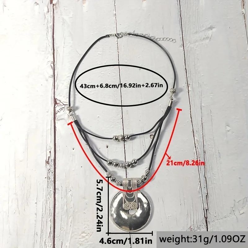 Ретро - круглая дамская подвеска готическая очаровательная дама ювелирное