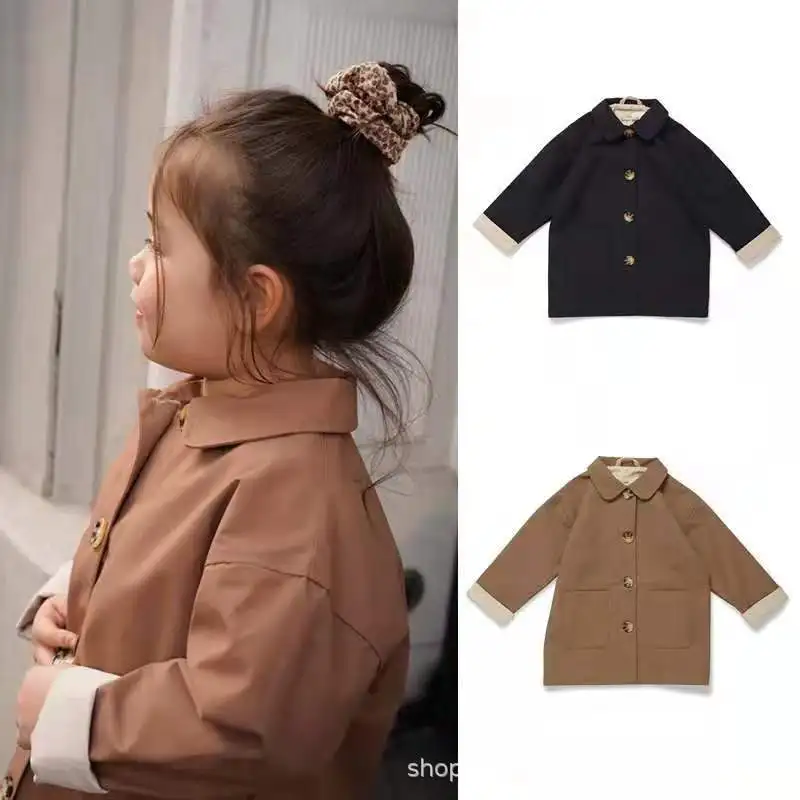 

Детские куртки для девочек в европейском и американском стиле, Детская ветровка, Детское пальто, ветрозащитный и водонепроницаемый топ на п...