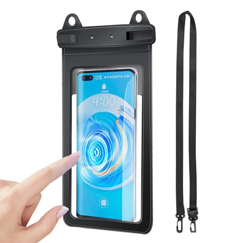 

Waterproof Cell Phone Pouch Universal Underwater Dry Bag Case Clear Cellphone Holder Protector Neck Lanyard For Swimming Beach