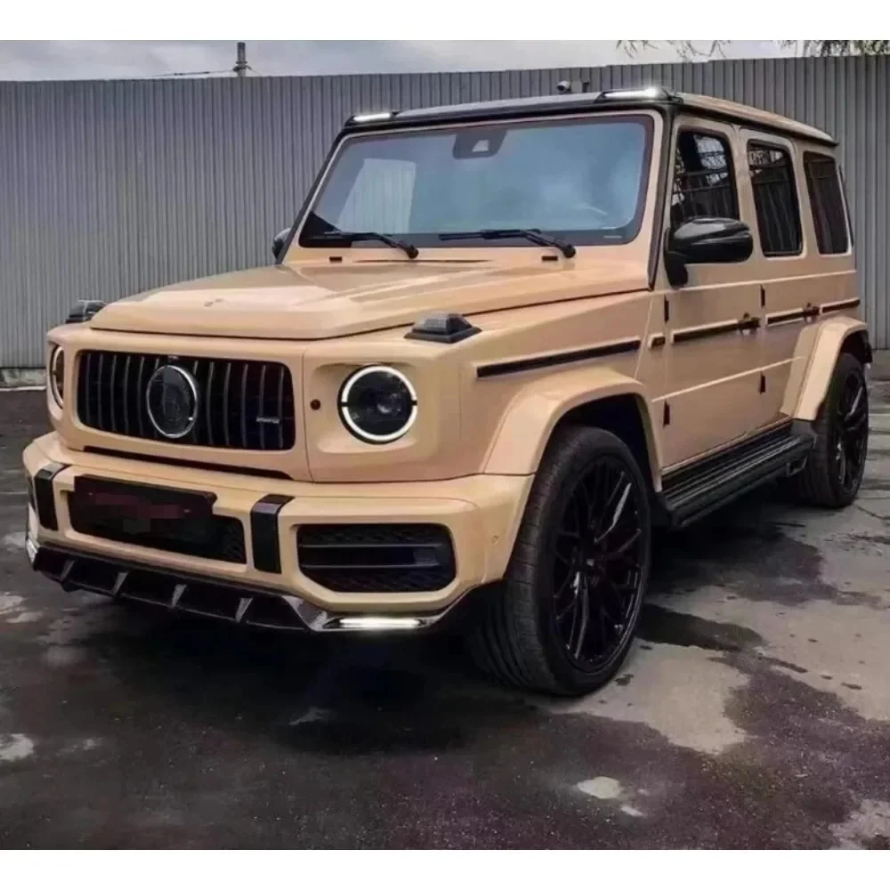 Для Mercedes Benz G Class W464 G63 2019 настоящий сухой спойлер из углеродного волокна передний