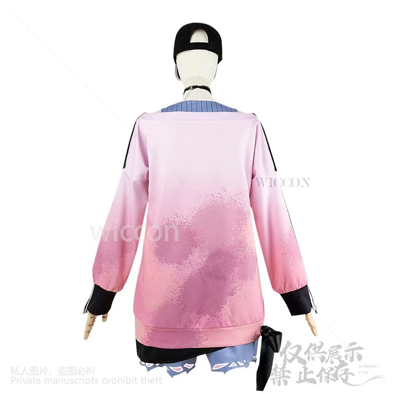 Акияма Мизуки аниме игровой проект Sekai красочный сценический косплей костюм