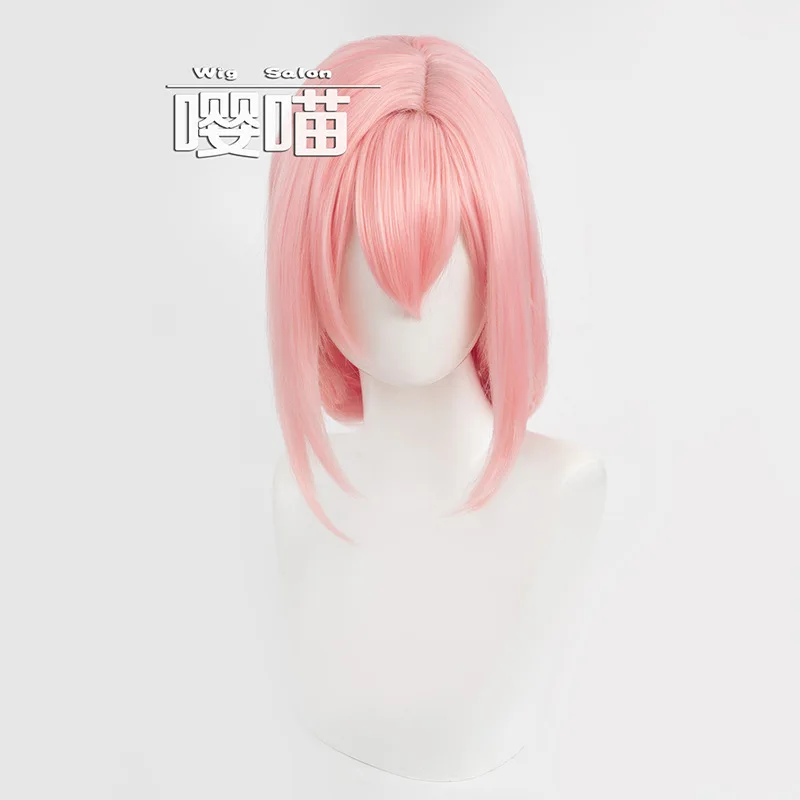 Парик для косплея Tsukishiro Yanagi игра Zenless Zone Zero 65 см розовые термостойкие