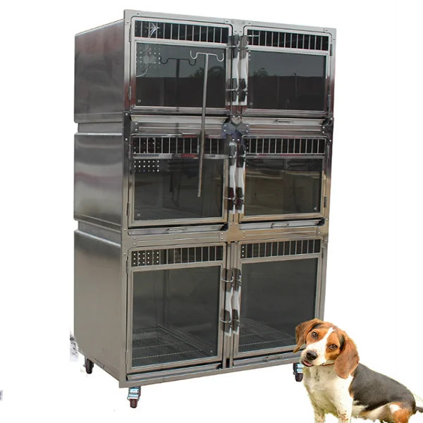

Good Price Hospital Stainless Steel Dog Cages Small Rabbit Cages