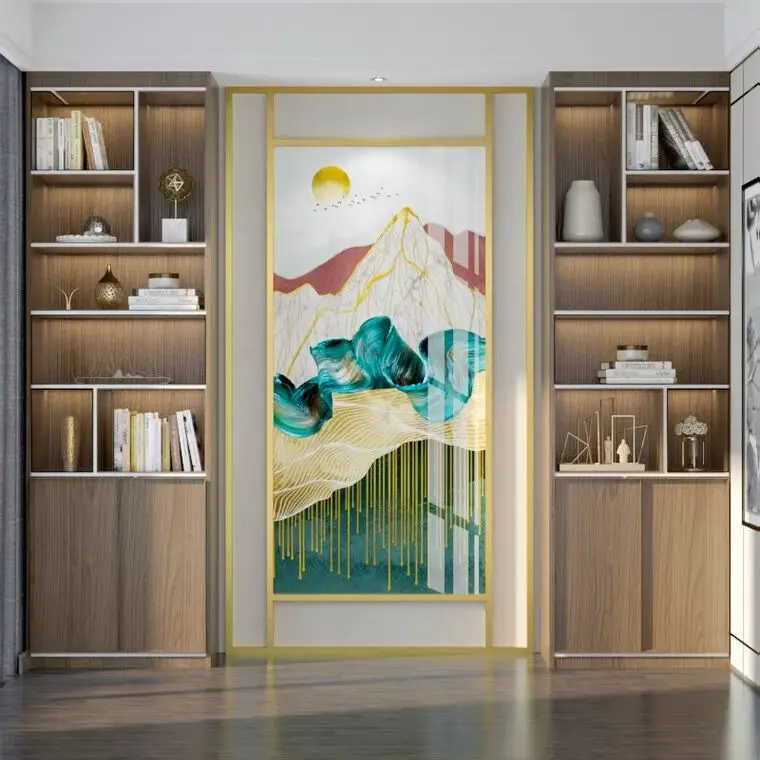 Роскошная решетка для экрана из нержавеющей стали в скандинавском стиле