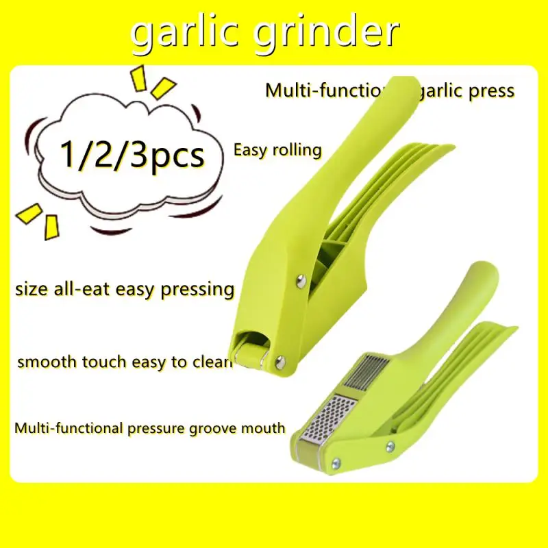 

Stainless Steel Garlic Presses Ginger Cutter Candy Plastic Grinding Tool Planer Kitchen Colorful Grater Kitchen Tools