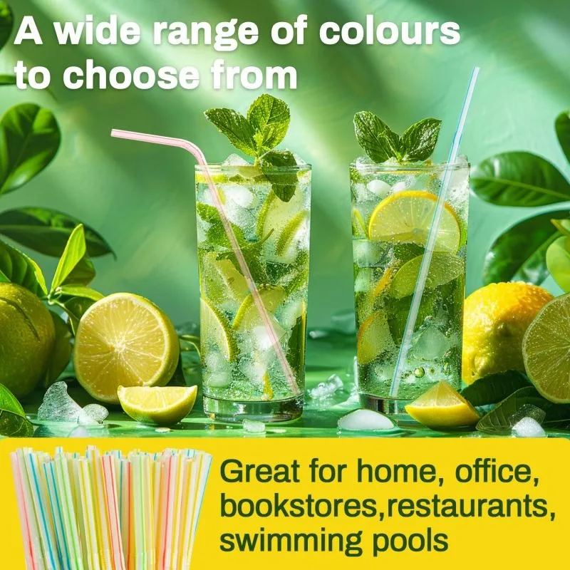 100-3000 шт. разноцветные и черные трубочки для питья кола коктейля свадебной кухни