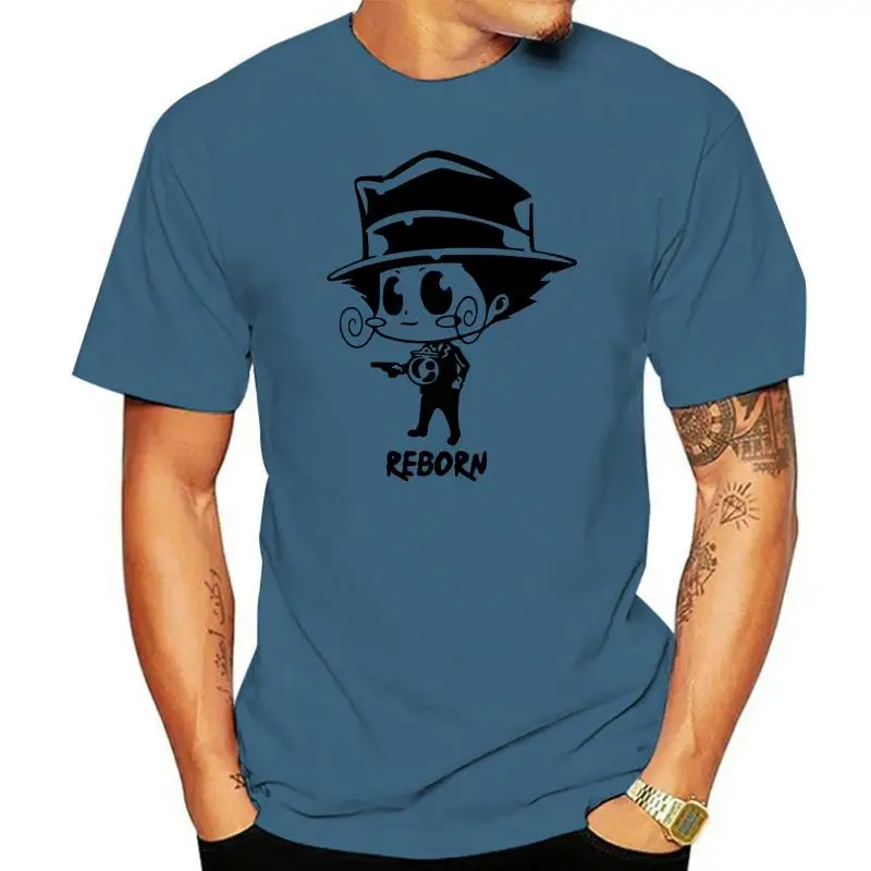 

Hitman reborn t-shirt Reborn t arcobaleno vongola mafia Adult Anime tee Cartoon t shirt men Unisex New Fashion tshirt