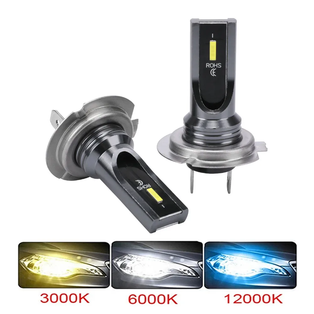 

LED H7 H11 H4/9003/HB2 9005/HB3 9006/HB4 Car Headlights H6 Motorcycle Bulb H16 3000K 6000K 12000K Fog Lights 12V 24V
