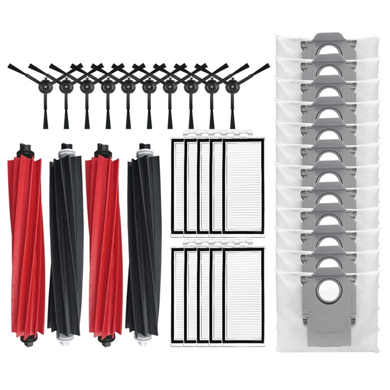 Запчасти для Roborock Q5 Max + Duoroller аксессуары робота-пылесоса основная боковая щетка