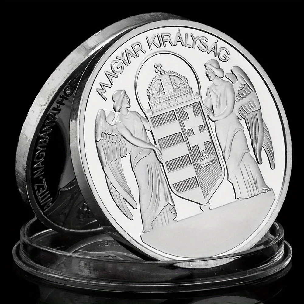 Коллекционная серебряная монета Holtimiklos King of Hungary креативный неполютный подарок