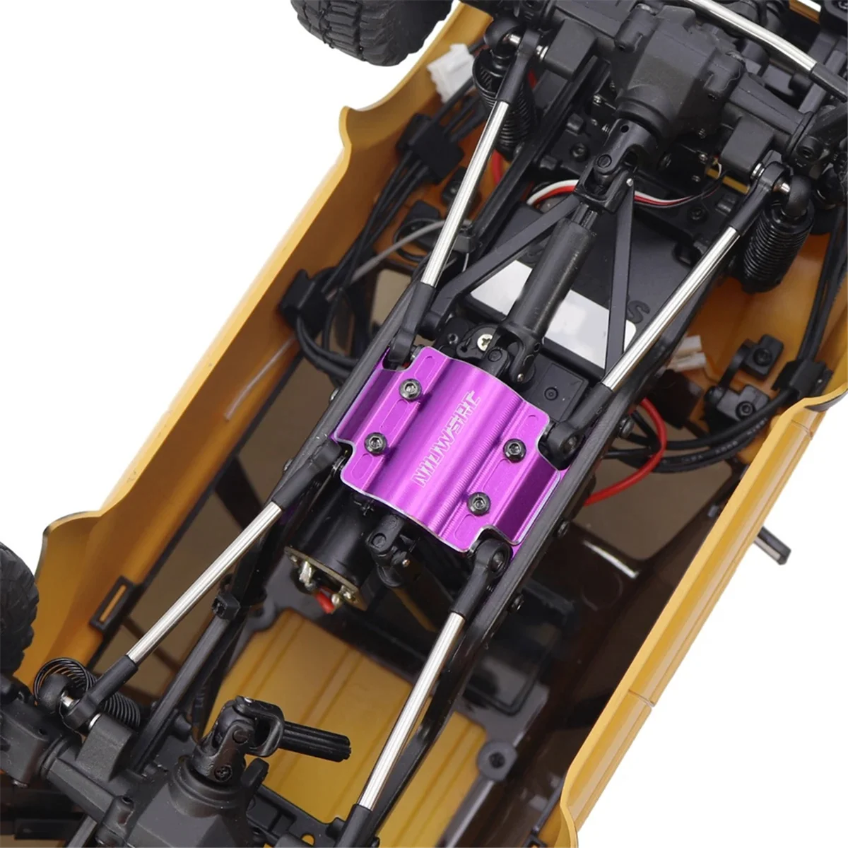 NIUWSRC RC Защитная пластина Крепление коробки передач для 1/18 Crawler FCX 18 FCX18 Обновление