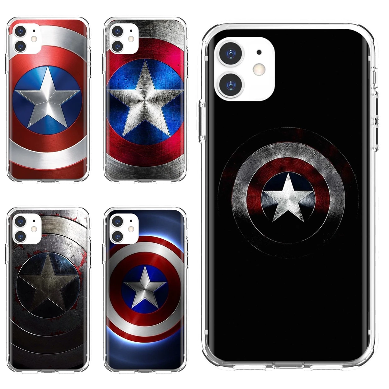 Силиконовый чехол для ZTE Blade A910 A610 A530 A510 Oneplus One plus 3T 5T 6T 6 7 8 7T Pro защитный Captain-America |