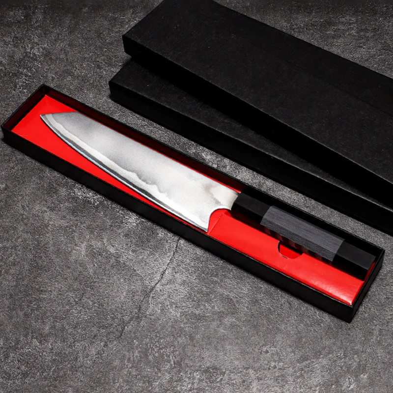 8-дюймовый нож Kiritsuke произвольная ручка дамасская сталь 10Cr15CoMoV лезвие поваров