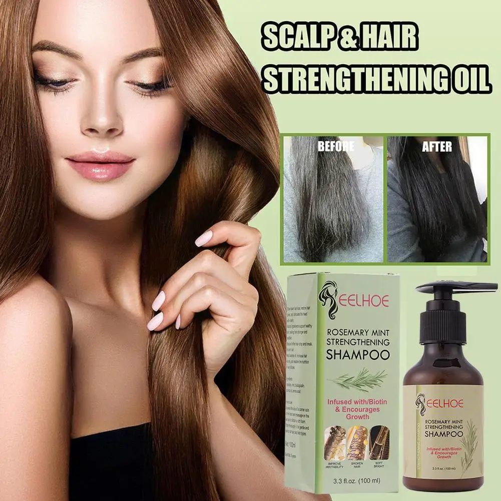 

100ml Rosemary Strengthening Shampoo Promote Repair Hair Anti Deep Quality Hair Nourishment Damaged Root Loss H Q5J8