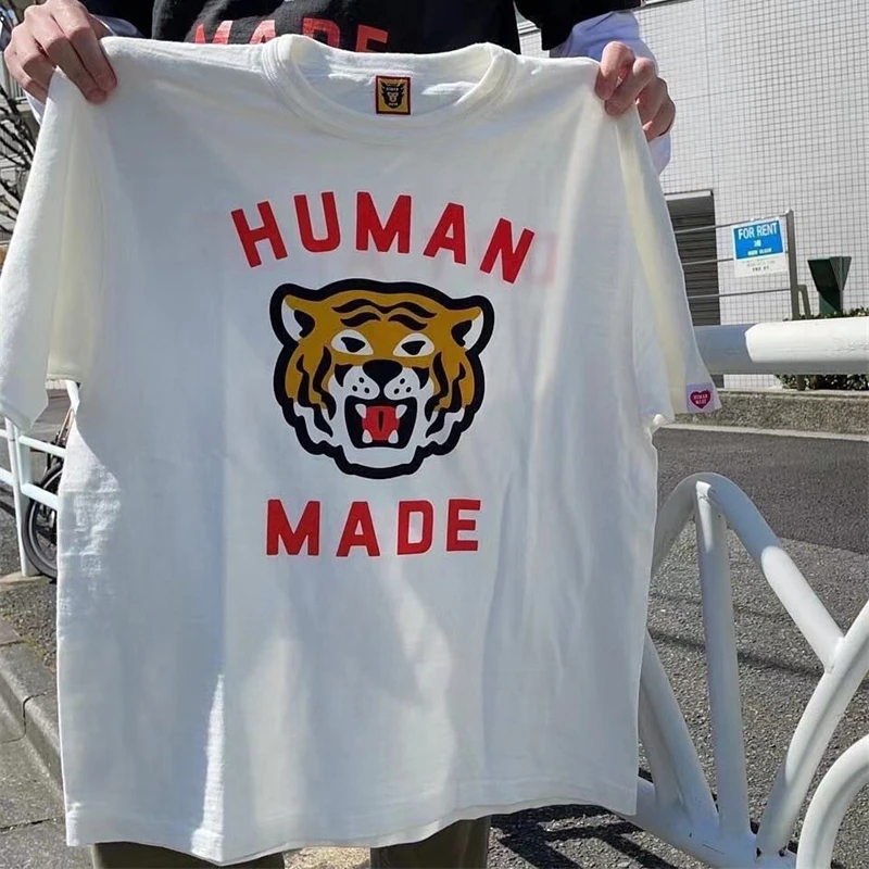 

Новые футболки с тигром, Сделанные Человеком, мужские и женские футболки высшего качества, футболки, мужские футболки, одежда y2k