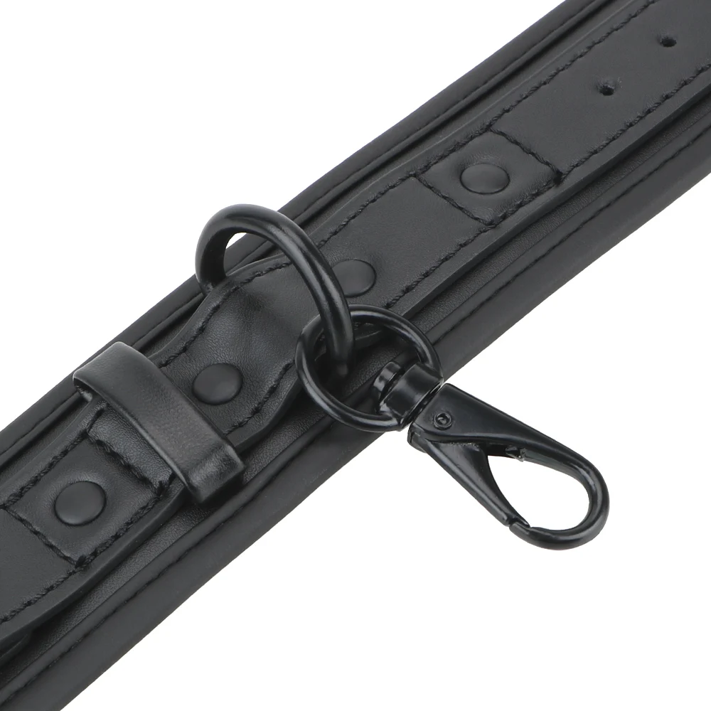 SM Products Bondage Restraints Accessories Adjustable 1 Pair Adult Games Sex Toys For Couples PU Leather Handcuffs on.Аксессуары для фиксации наручники регулируемые 1 пара игры для взрослых секс-игрушки для пар из PU-кожи.