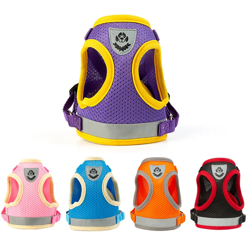 

Pet Supplies Wholesale Dog Cat Chest Strap Small And Medium-Sized Dog Dog Rope Reflective Vest Type Leash