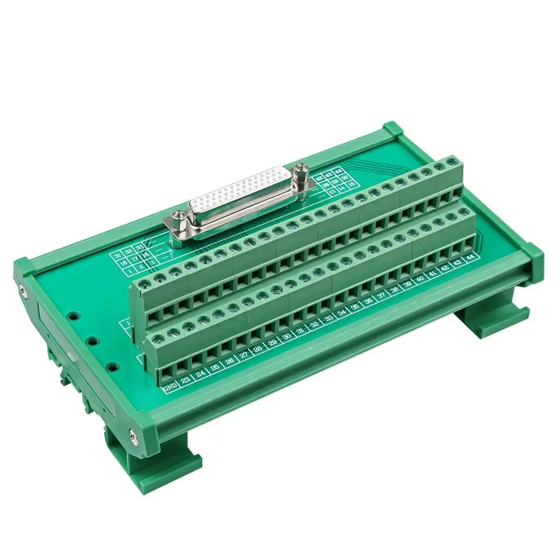 

Разъем DB44 D-SUB 44 контакта DR44 гнездо/штекер 44pin порт Din-рейка Монтажная Клеммная колодка адаптер преобразователь печатной платы коммутационная плата