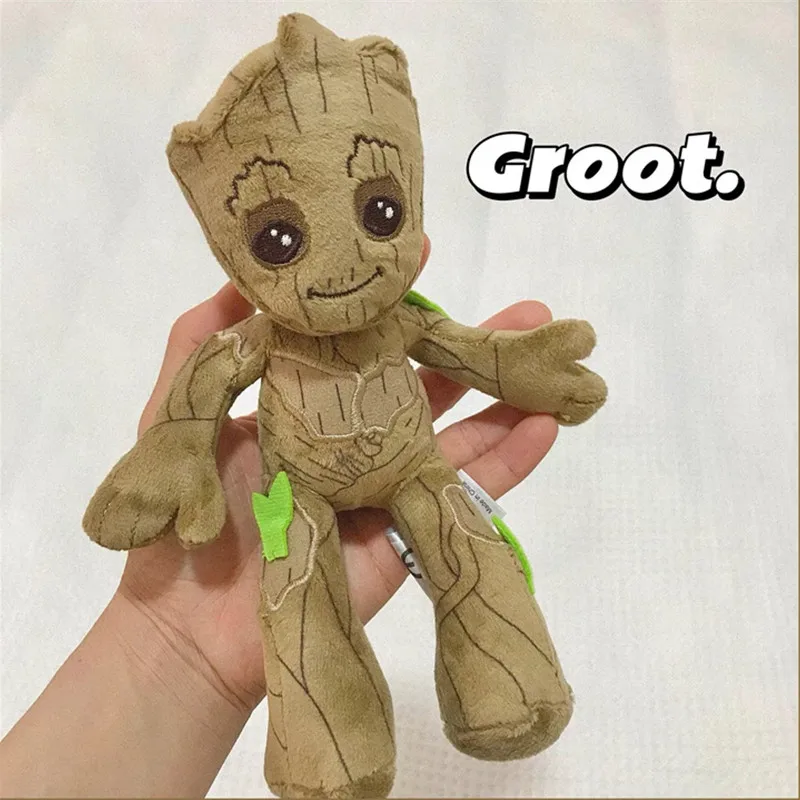 

22cm Disney Groot Plush Toys Guardians of The Galaxy Cartoon Anime Figure Marvel The Avengers Groot Peluche Toys For Kids Gifts