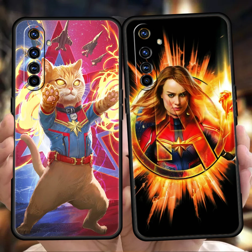 

Captain Marvel Phone Case for Oppo A12 A74 A76 A16 Find X5 A95 A52 A53 A54 A15 Reno 6 Z 7 Pro A9 2020 5G Silicone Shell Fundas