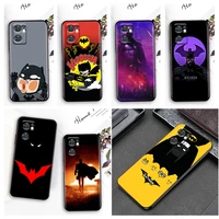 cartoon cool batman art phone case for oppo reno8 7 6 5 4 2 z lite pro plus se 4g 5g black soft fundas silicone cover capa