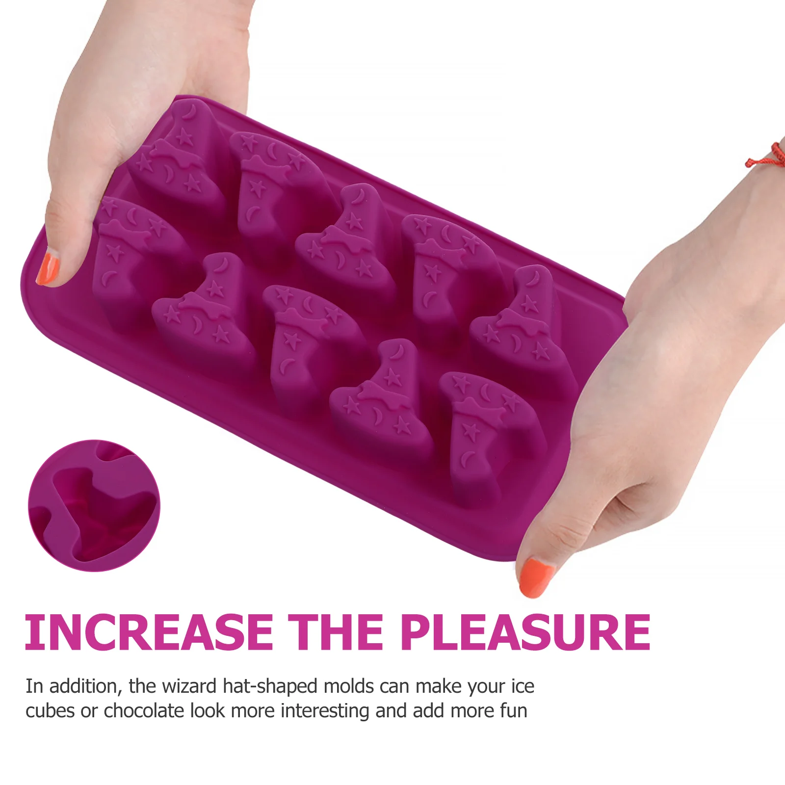 Шоколад Хэллоуин шляпа ведьмы зубочистки силиконовые формы жевательные для